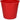 Seau 7 l avec anse Rouge